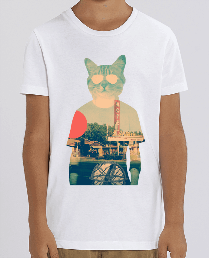 Camiseta Infantil Algodón Orgánico MINI CREATOR Cool cat Par ali_gulec