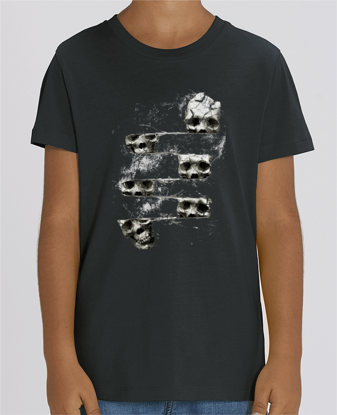 Camiseta Infantil Algodón Orgánico MINI CREATOR Skull 3 Par ali_gulec