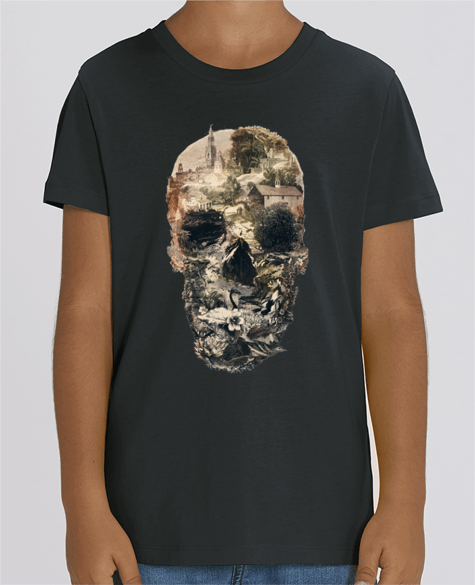 Kids T-shirt Mini Creator Skull town Par ali_gulec