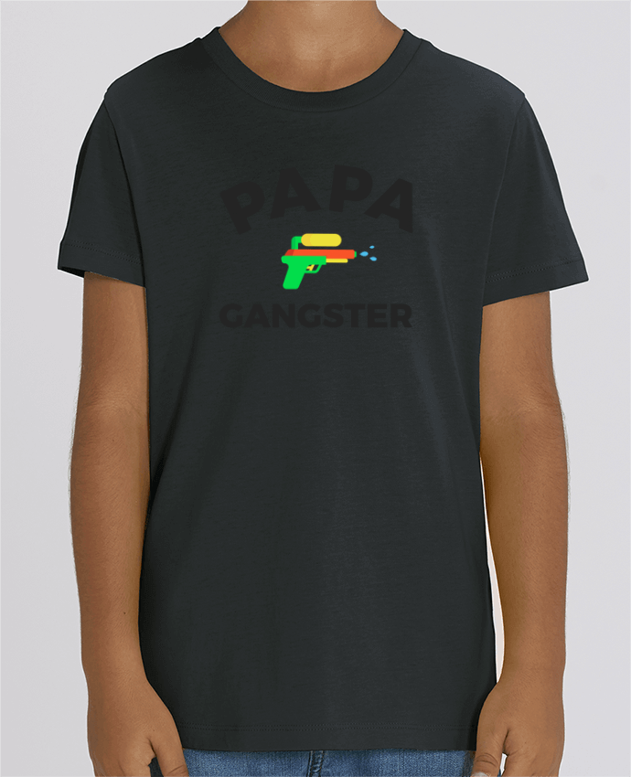 T-shirt Enfant Papa Ganster Par Ruuud