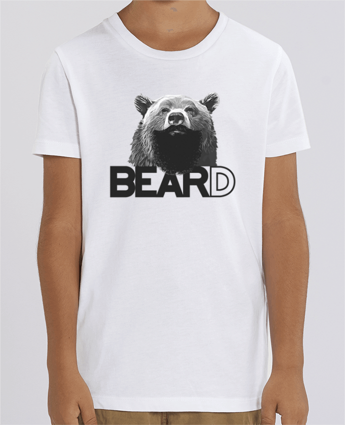 Camiseta Infantil Algodón Orgánico MINI CREATOR Ours barbu - BearD Par justsayin