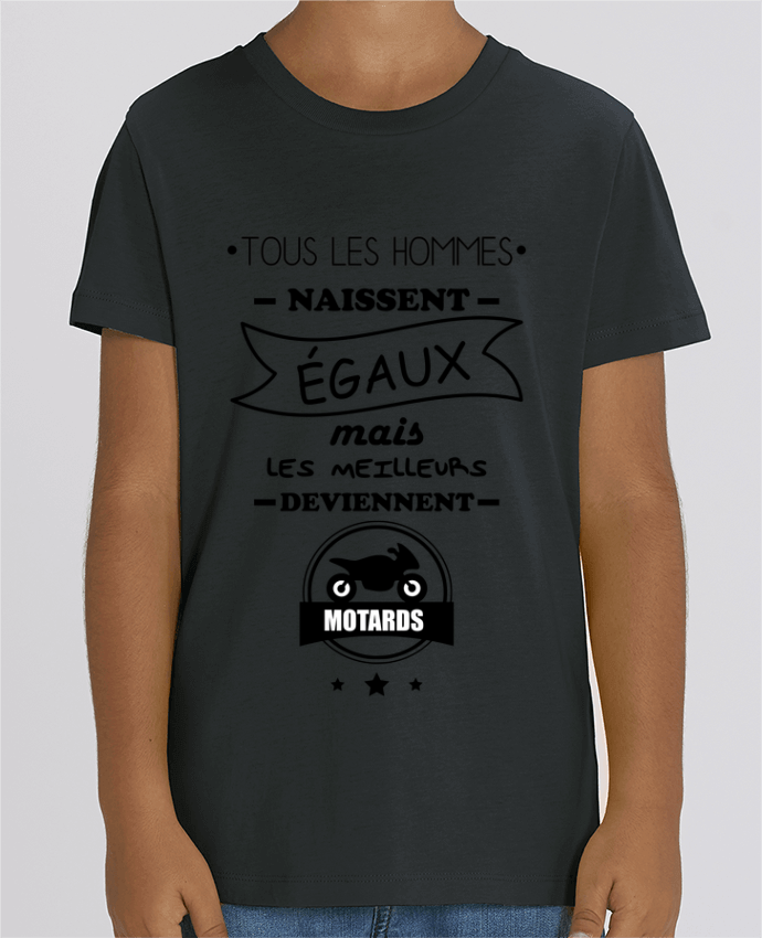 T-shirt Enfant Tous les hommes ... les meilleurs deviennent motard, moto Par Benichan