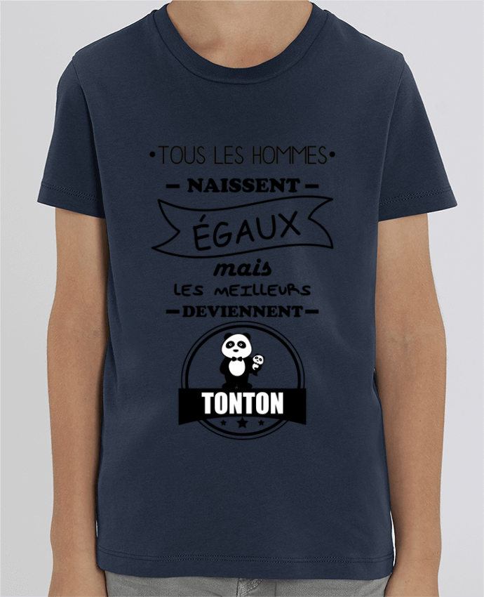 Kids T-shirt Mini Creator Tous les hommes naissent égaux mais les meilleurs deviennent tonton, tontons, oncle P