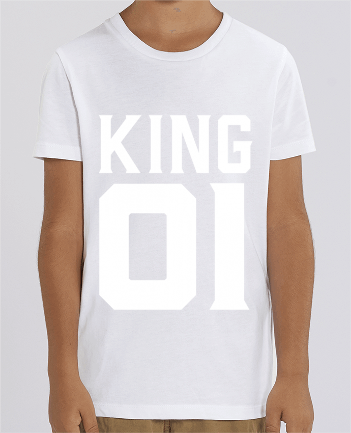 Camiseta Infantil Algodón Orgánico MINI CREATOR king 01 t-shirt cadeau humour Par Original t-shirt