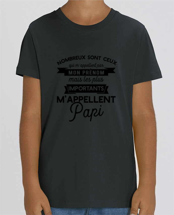 T-shirt Enfant on m'appelle papi humour Par Original t-shirt