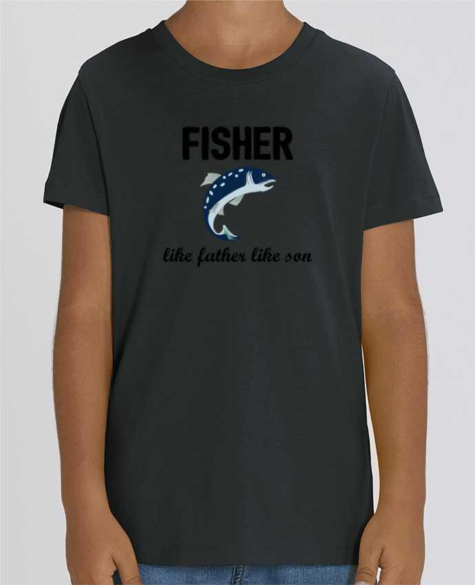 T-shirt Enfant Fisher Like father like son Par tunetoo