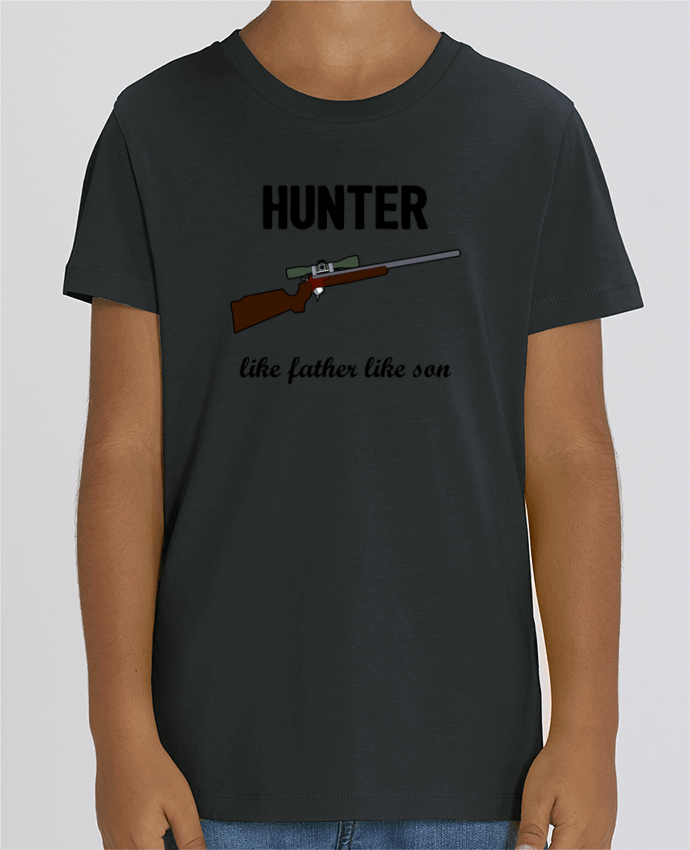 Kids T-shirt Mini Creator Hunter Like father like son Par tunetoo
