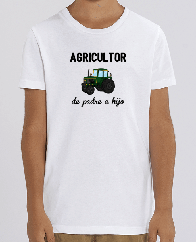 Camiseta Infantil Algodón Orgánico MINI CREATOR Agricultor de padre a hijo Par tunetoo