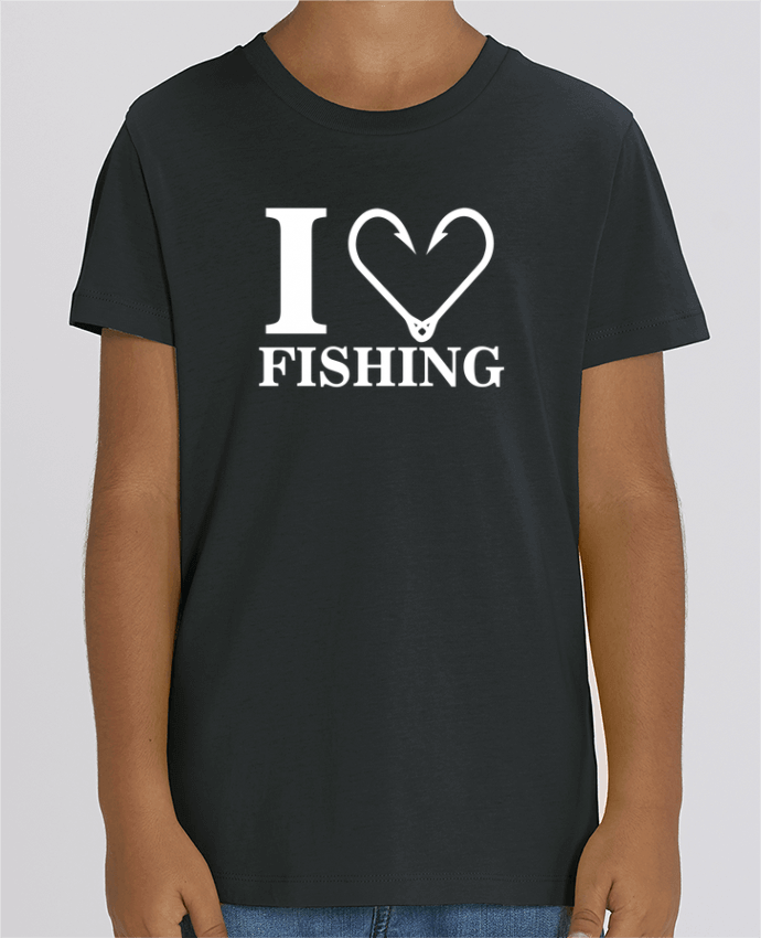 Tee Shirt Enfant Bio Stanley MINI CREATOR I love fishing Par Original t-shirt