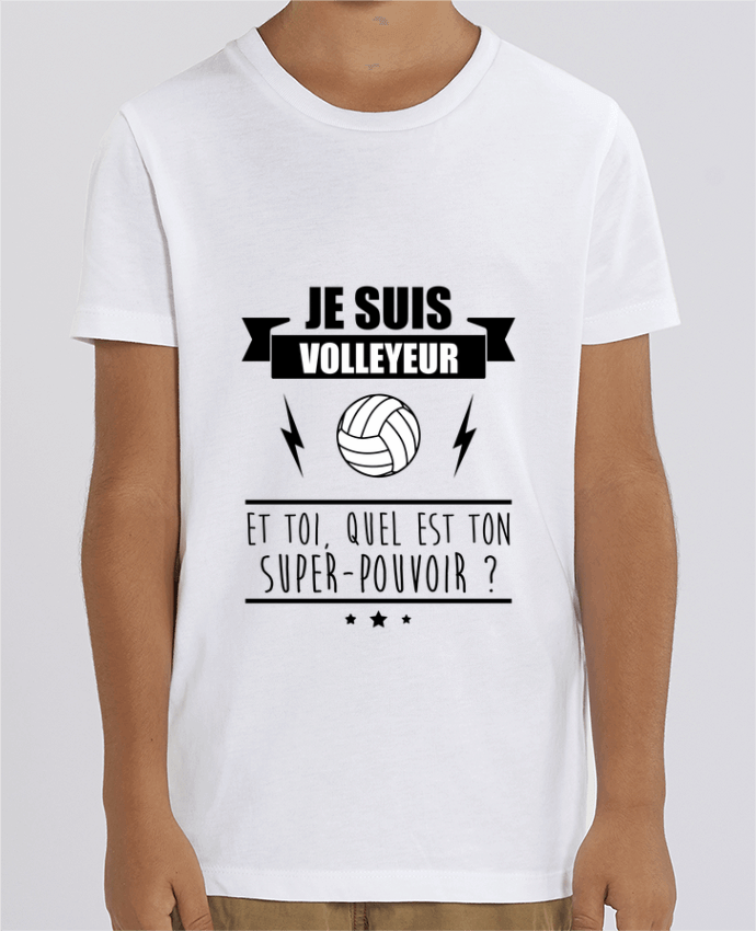 Kids T-shirt Mini Creator Je suis volleyeur et toi, quel est ton super-pouvoir ? Par Benichan