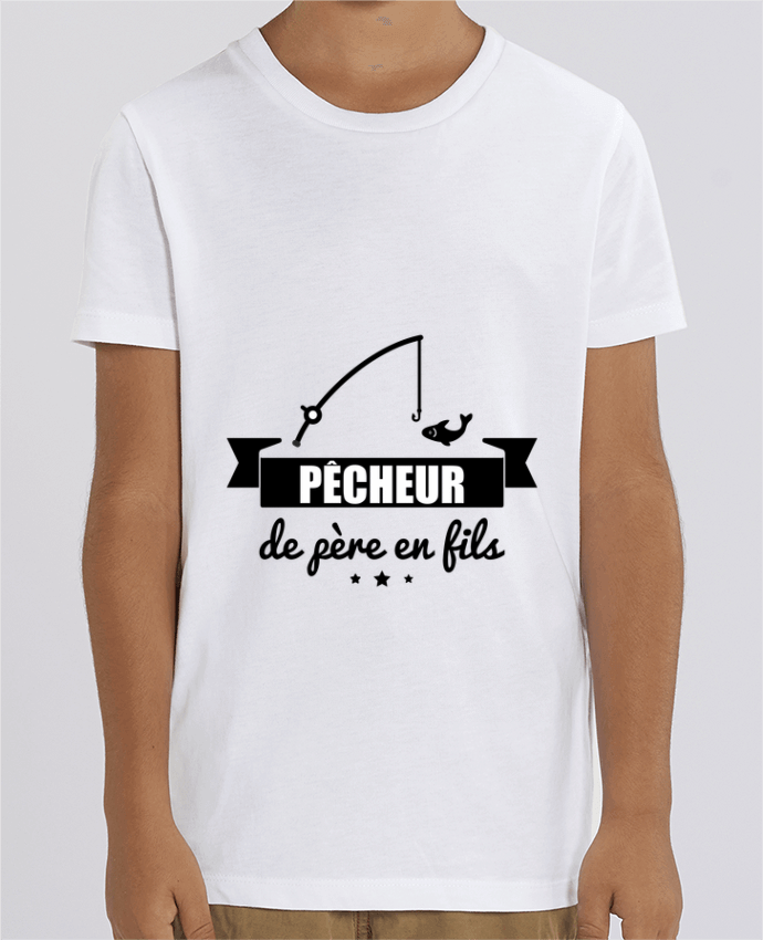 T-shirt Enfant Pêcheur de père en fils, pêcheur, pêche Par Benichan