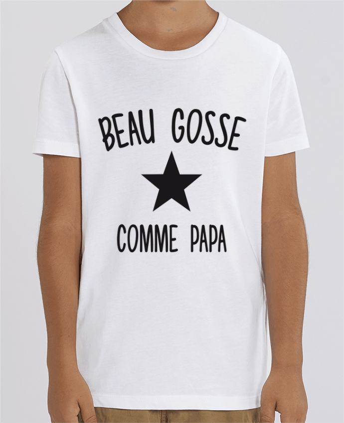 Kids T-shirt Mini Creator Beau gosse comme papa Par FRENCHUP-MAYO