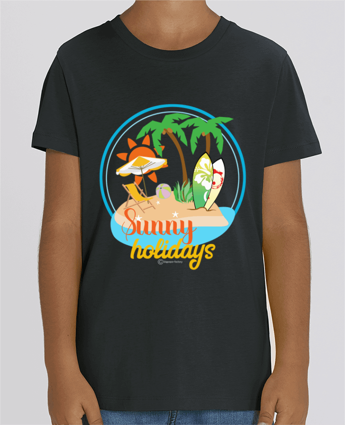 T-shirt Enfant Sunny holidays - modèle t-shirt clair Par bigpapa-factory