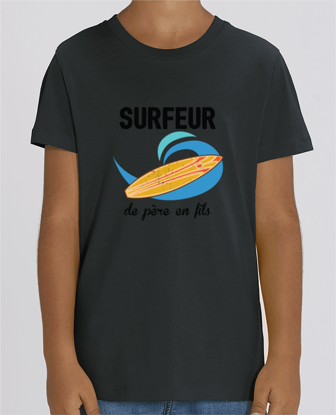 T-shirt Enfant Surfeur de père en fils Par tunetoo