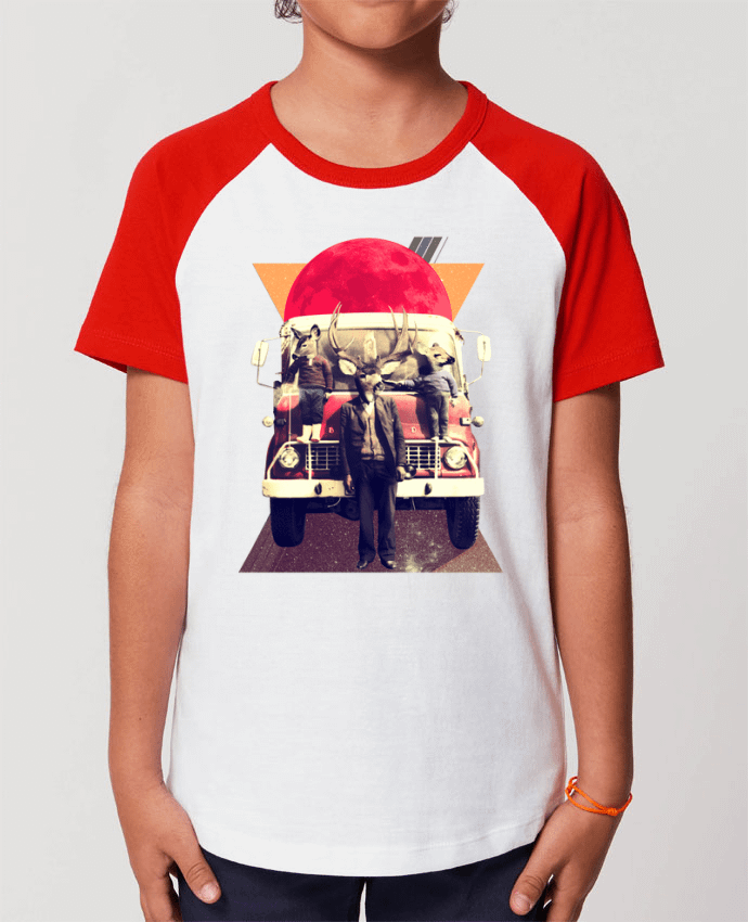 T-shirt Baseball Enfant- Coton - STANLEY MINI CATCHER El camion Par ali_gulec