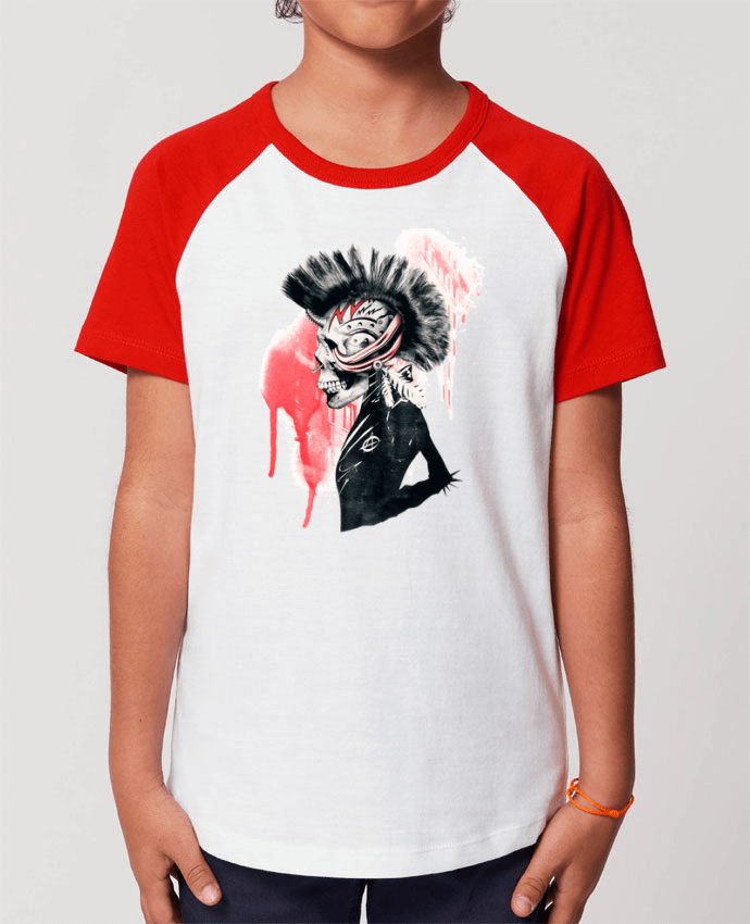 T-shirt Baseball Enfant- Coton - STANLEY MINI CATCHER Punk Par ali_gulec