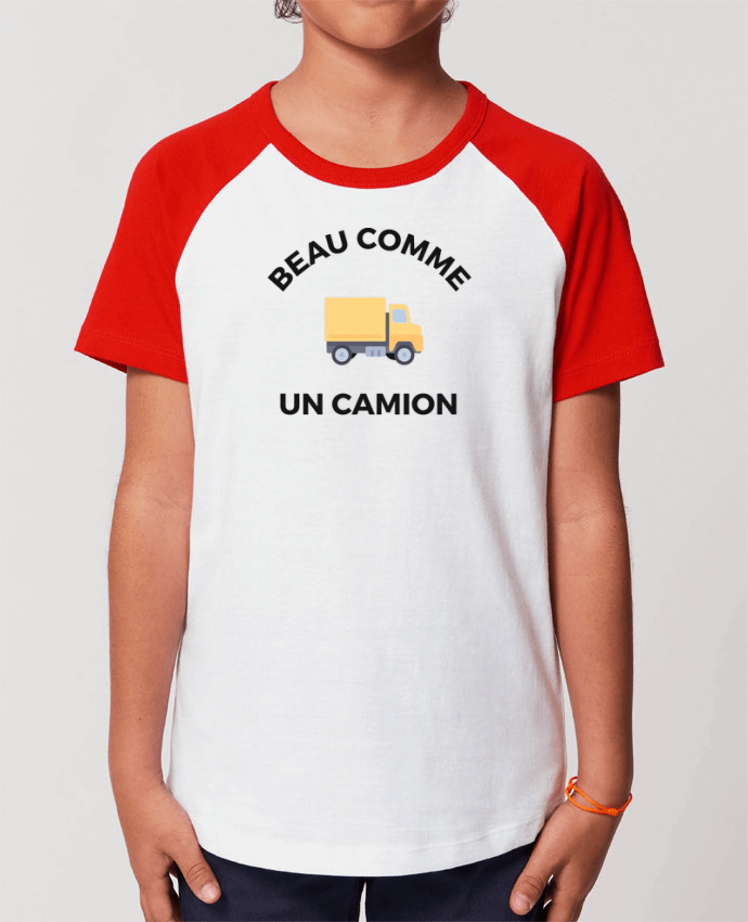 T-shirt Baseball Enfant- Coton - STANLEY MINI CATCHER Beau comme un camion Par Ruuud