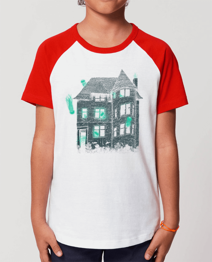 T-shirt Baseball Enfant- Coton - STANLEY MINI CATCHER A new home Par Florent Bodart