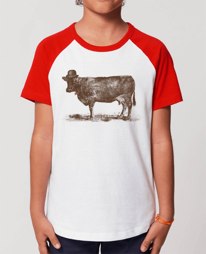 Camiseta Manga Corta Contraste Unisex Stanley MINI CATCHER SHORT SLEEVE Cow Cow Nut Par Florent Bodart