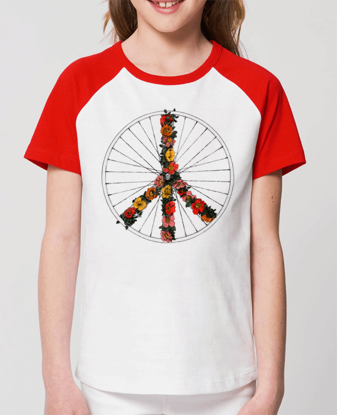 Tee-shirt Enfant Peace and Bike Par Florent Bodart