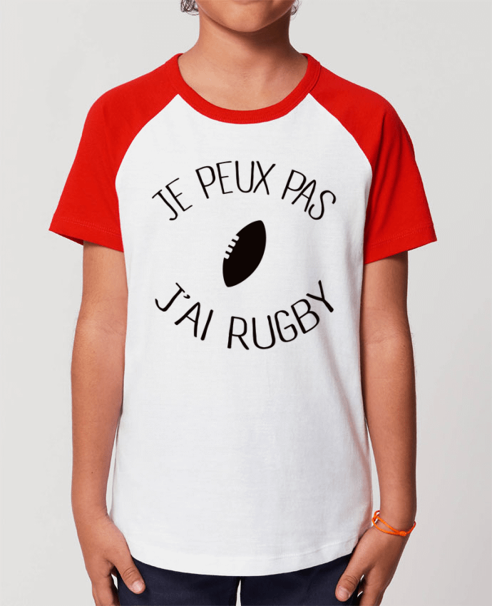 Tee-shirt Enfant Je peux pas j'ai rugby Par Freeyourshirt.com