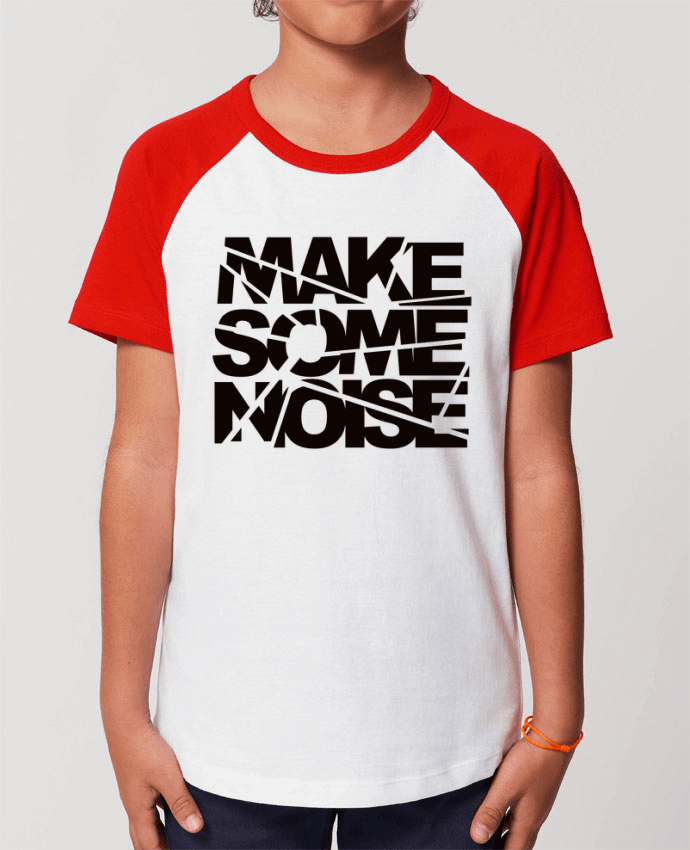 Camiseta Manga Corta Contraste Unisex Stanley MINI CATCHER SHORT SLEEVE Make Some Noise Par Freeyourshirt.com