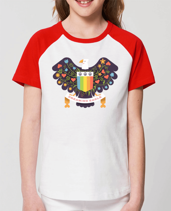 T-shirt Baseball Enfant- Coton - STANLEY MINI CATCHER Dreaming Eagle Par 