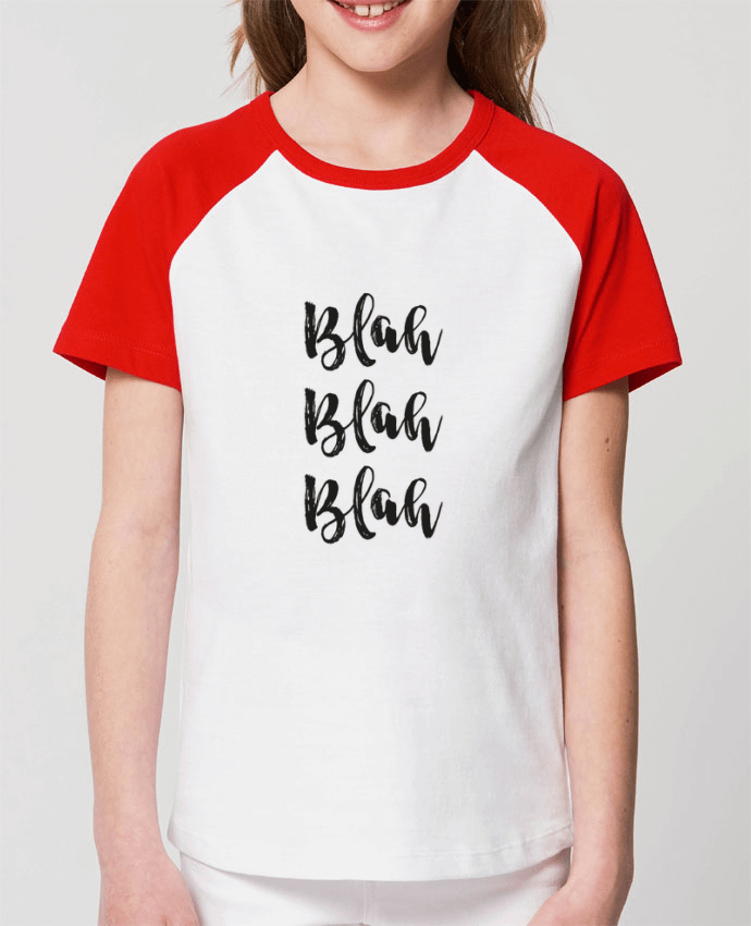 T-shirt Baseball Enfant- Coton - STANLEY MINI CATCHER Blah Blah Blah ! Par tunetoo