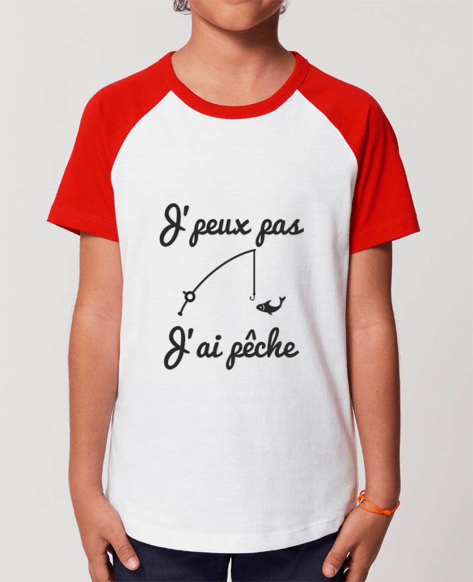 Tee-shirt Enfant J'peux pas j'ai pêche,tee shirt pécheur,pêcheur Par Benichan