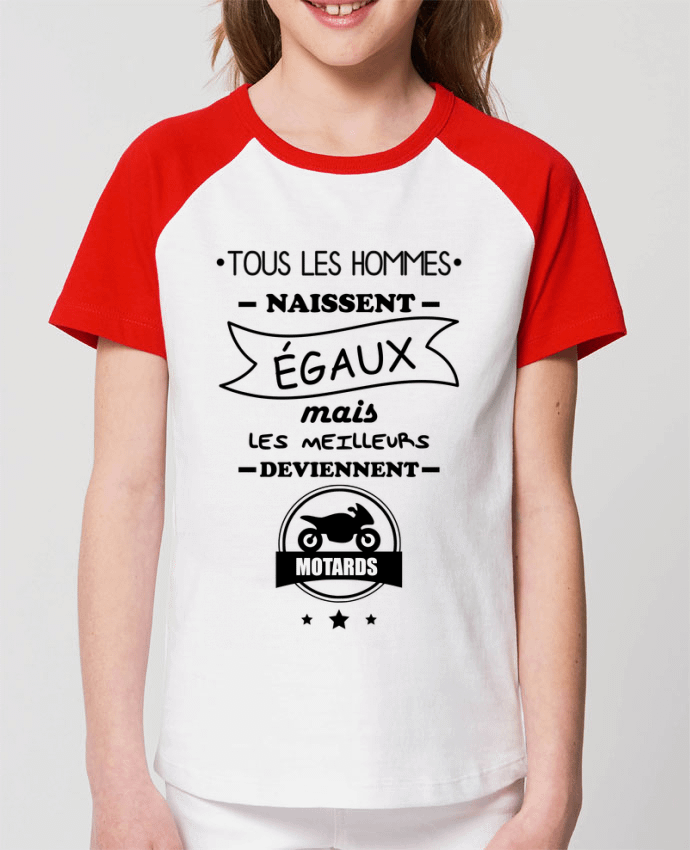 Tee-shirt Enfant Tous les hommes ... les meilleurs deviennent motard, moto Par Benichan