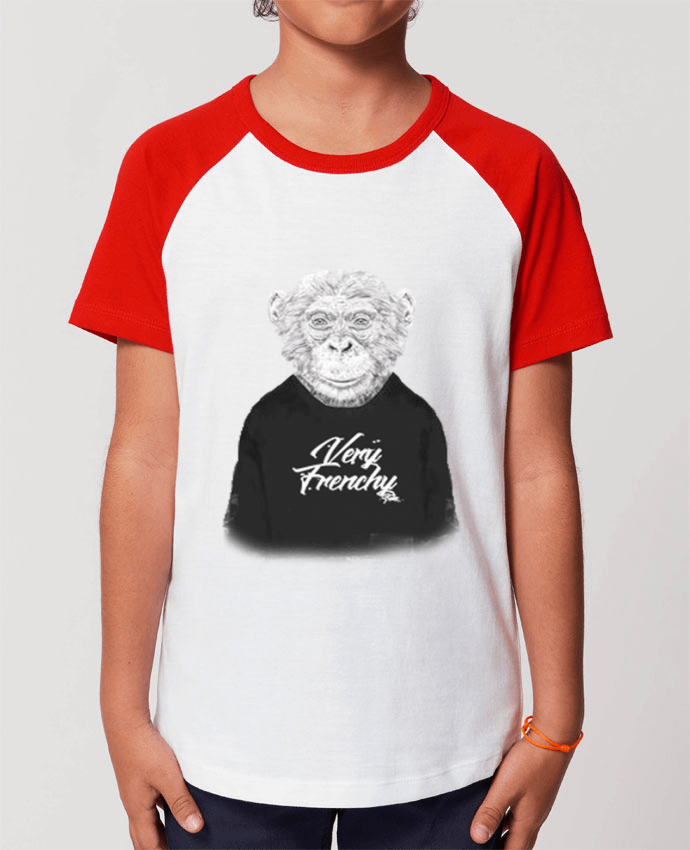 Camiseta Manga Corta Contraste Unisex Stanley MINI CATCHER SHORT SLEEVE Monkey Very Frenchy Par Bellec