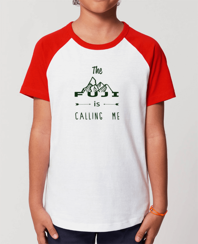 T-shirt Baseball Enfant- Coton - STANLEY MINI CATCHER The Fuji is calling me Par Les Caprices de Filles