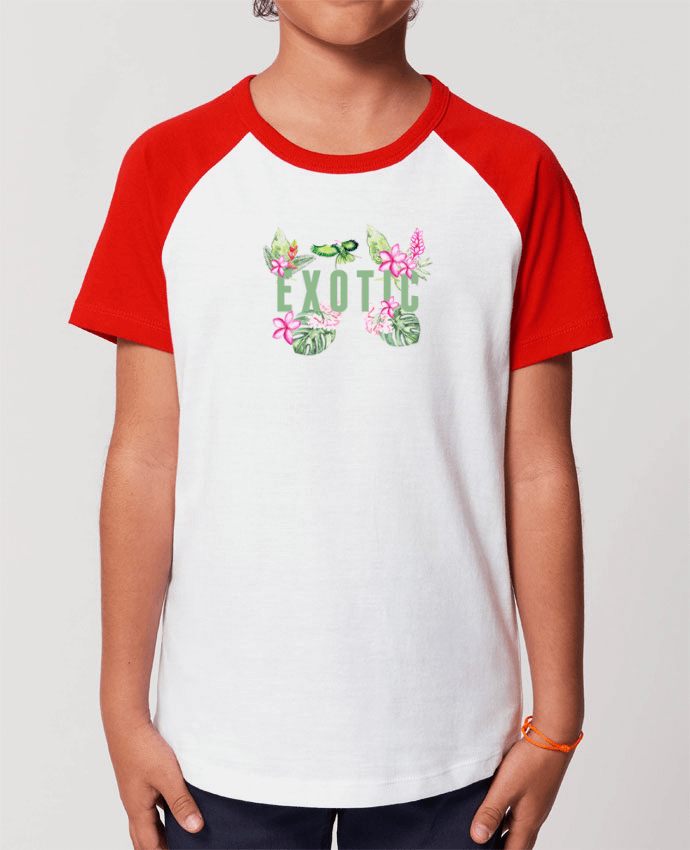 T-shirt Baseball Enfant- Coton - STANLEY MINI CATCHER Exotic Par Les Caprices de Filles