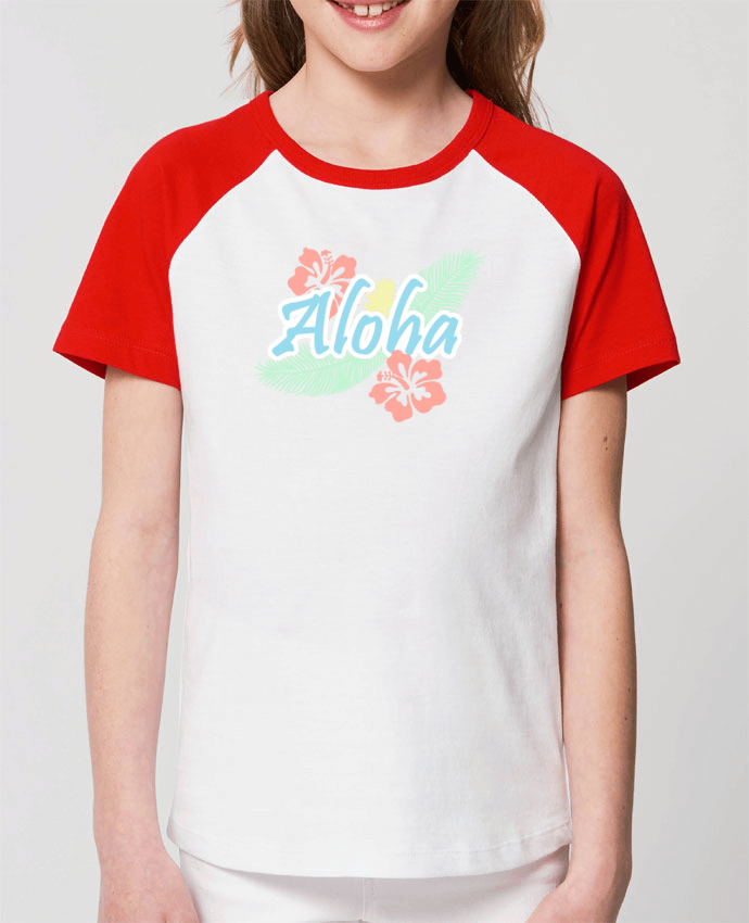 T-shirt Baseball Enfant- Coton - STANLEY MINI CATCHER Aloha Par Les Caprices de Filles