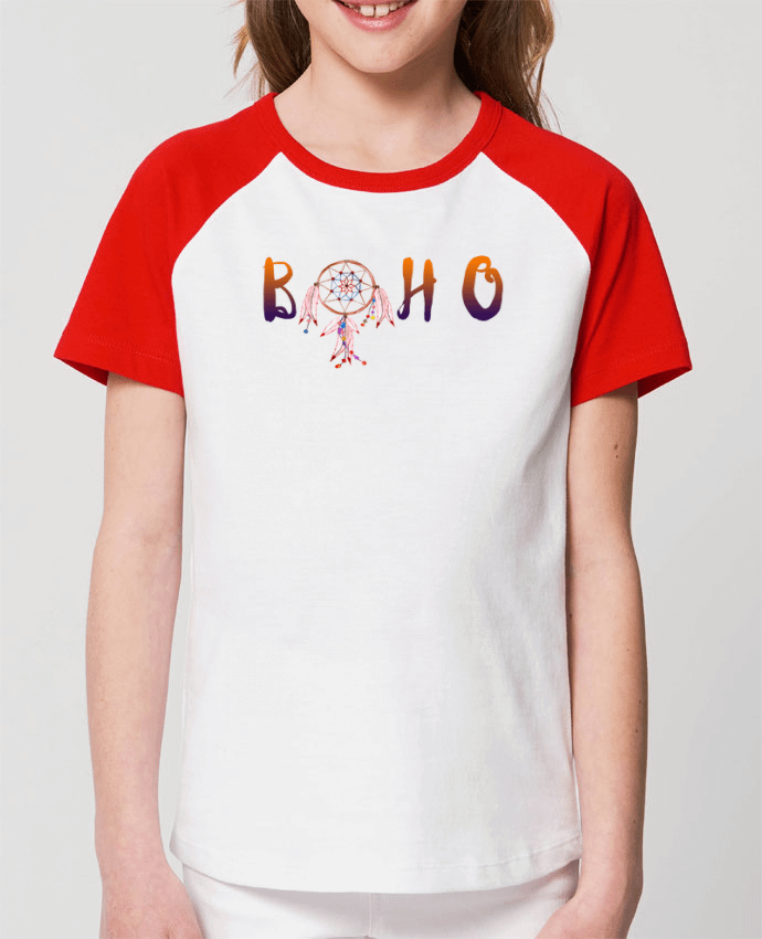 T-shirt Baseball Enfant- Coton - STANLEY MINI CATCHER Boho Par Les Caprices de Filles