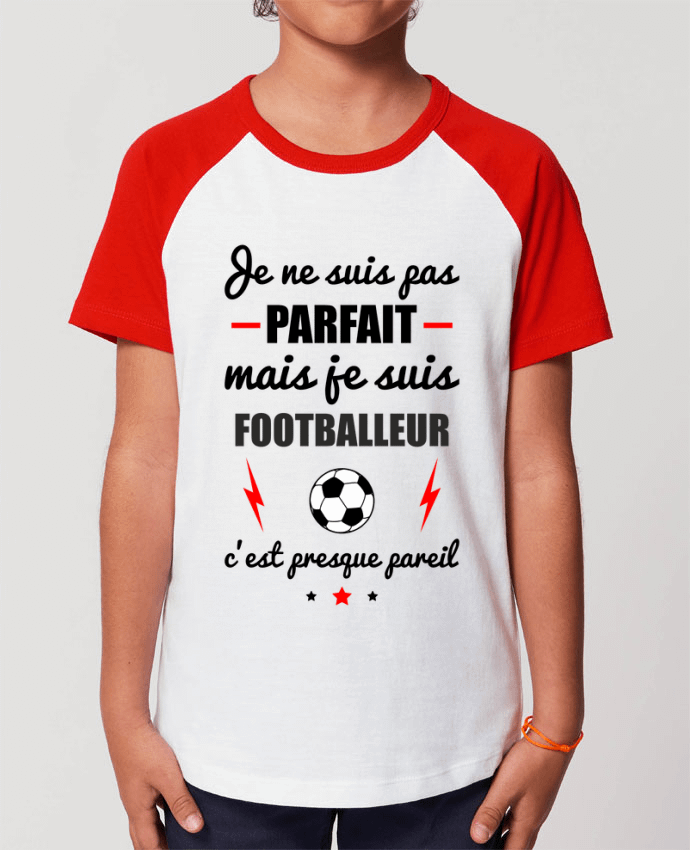 Camiseta Manga Corta Contraste Unisex Stanley MINI CATCHER SHORT SLEEVE Je ne suis pas porfait mais je suis footballeur c'est presque poreil Par Benichan