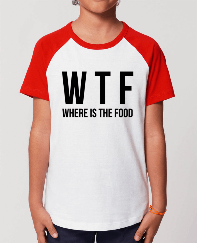 Tee-shirt Enfant Where is The Food Par Bichette