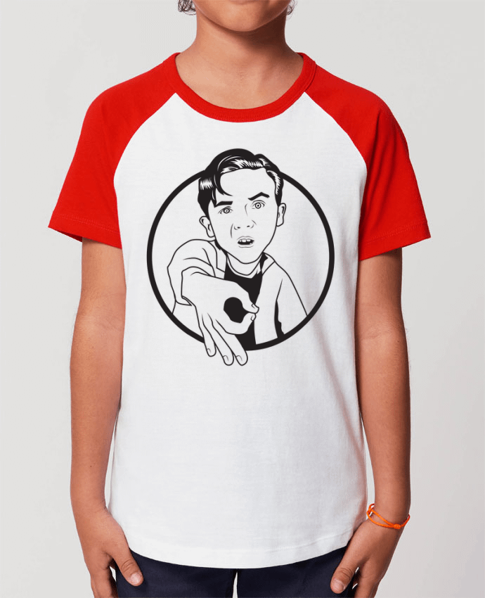 T-shirt Baseball Enfant- Coton - STANLEY MINI CATCHER Malcolm, jeu de l'oeil Par tunetoo