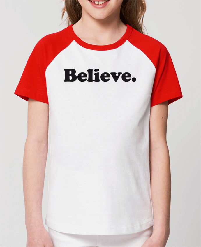 Camiseta Manga Corta Contraste Unisex Stanley MINI CATCHER SHORT SLEEVE Believe Par justsayin