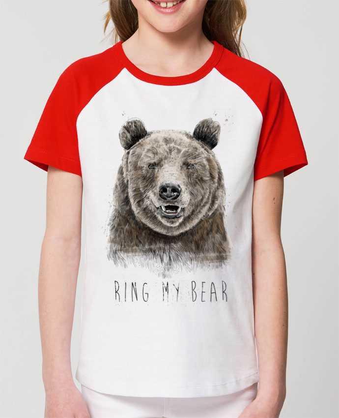 Camiseta Manga Corta Contraste Unisex Stanley MINI CATCHER SHORT SLEEVE Ring my bear Par Balàzs Solti