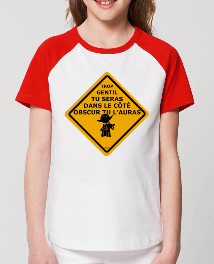 Kids\' contrast short sleeve t-shirt Mini Catcher Short Sleeve Yoda - Star Wars Par Rtom13