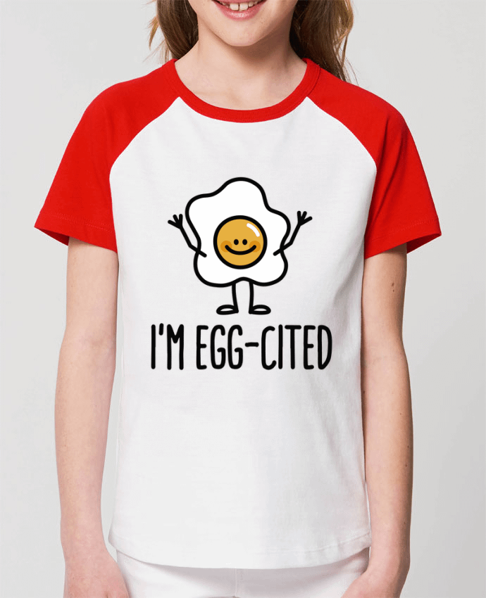 Tee-shirt Enfant I'm egg-cited Par LaundryFactory