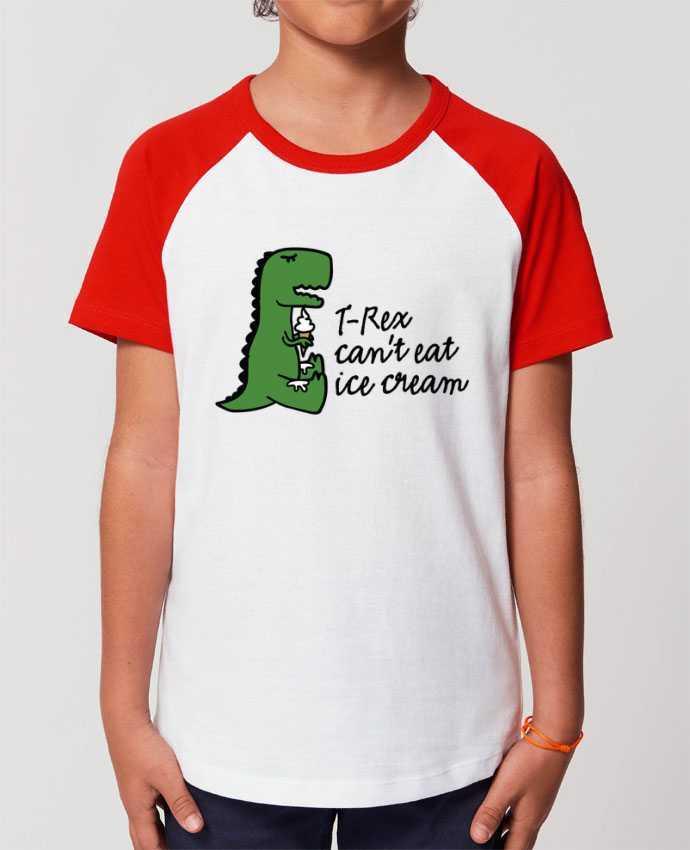 Tee-shirt Enfant TREX CANT EAT ICE Par LaundryFactory