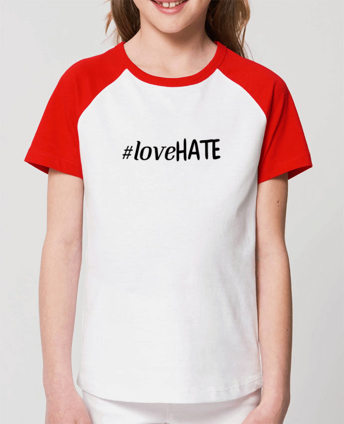 Tee-shirt Enfant #lovehate Par tunetoo