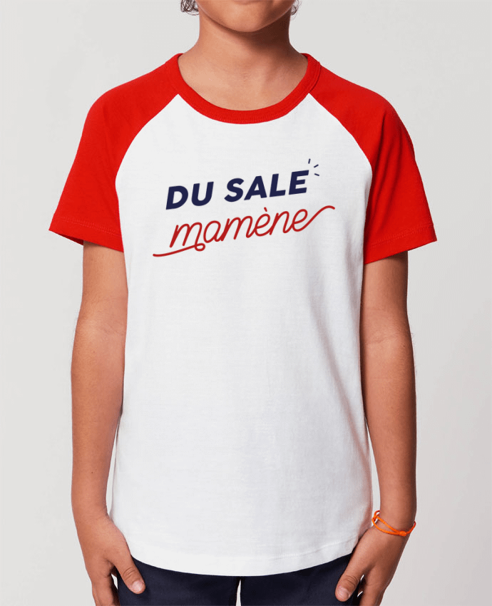 T-shirt Baseball Enfant- Coton - STANLEY MINI CATCHER du sale mamène by Ruuud Par Ruuud