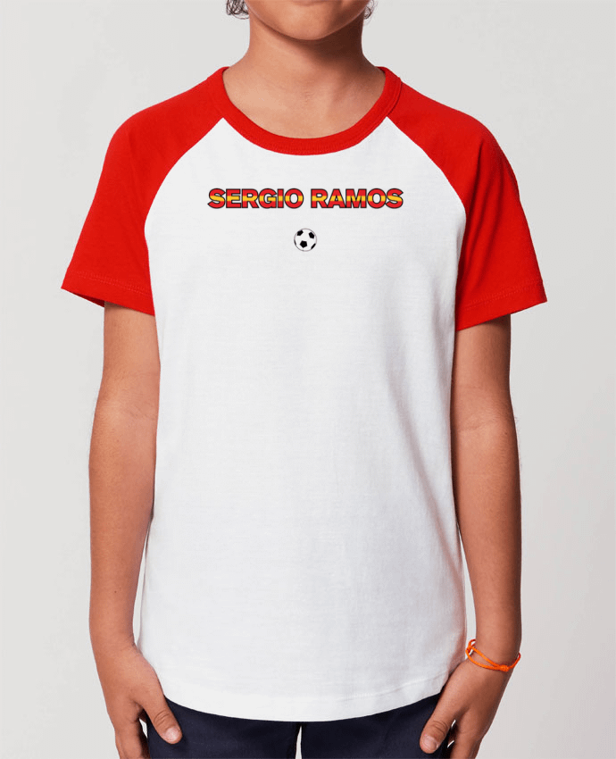Kids\' contrast short sleeve t-shirt Mini Catcher Short Sleeve Sergio Ramos Par tunetoo