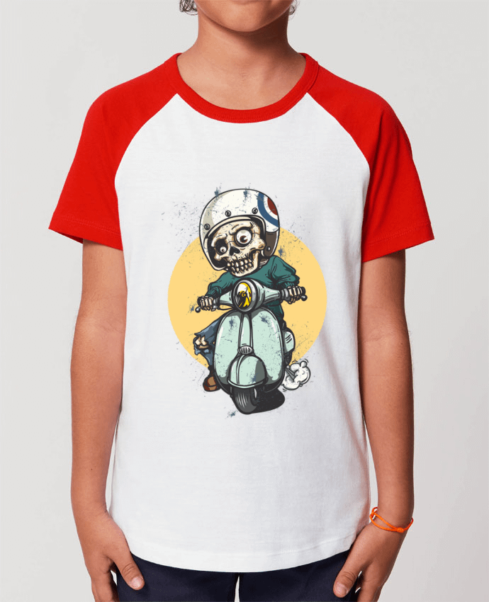 T-shirt Baseball Enfant- Coton - STANLEY MINI CATCHER art design Par omgraphiste