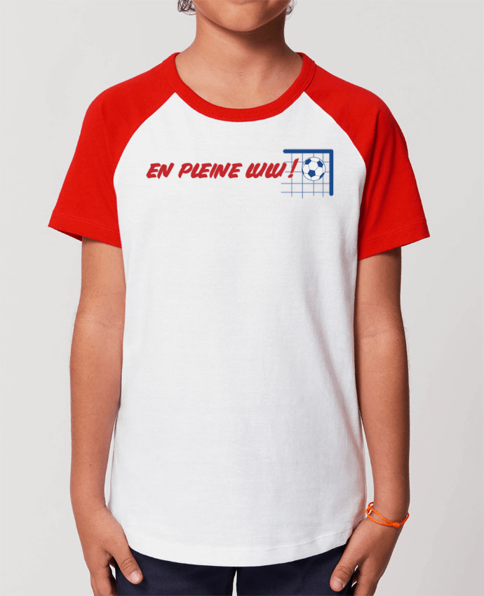 T-shirt Baseball Enfant- Coton - STANLEY MINI CATCHER En pleine lulu ! Par tunetoo
