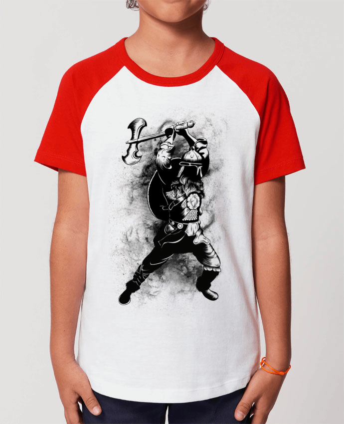 T-shirt Baseball Enfant- Coton - STANLEY MINI CATCHER Viking Par Anonymous