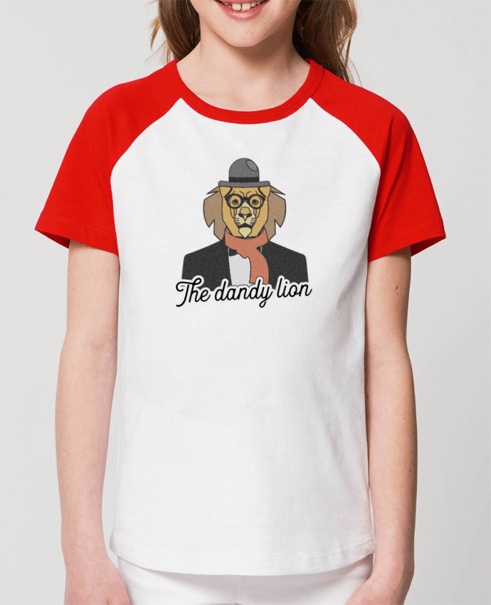 T-shirt Baseball Enfant- Coton - STANLEY MINI CATCHER Dandy Lion Par Original t-shirt